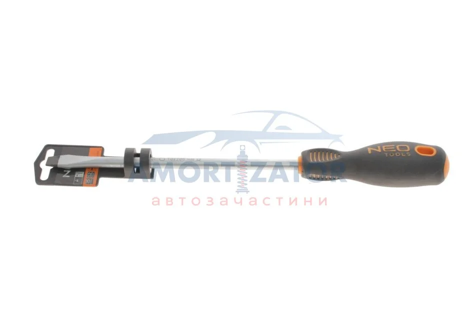 Викрутка шліцева 10.0 x 200 мм, CrMo NEO TOOLS 04004 (фото 1)