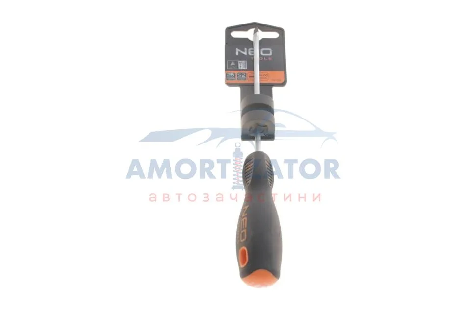 Викрутка шліцева 4.0 x 100 мм, CrMo NEO TOOLS 04012 (фото 1)