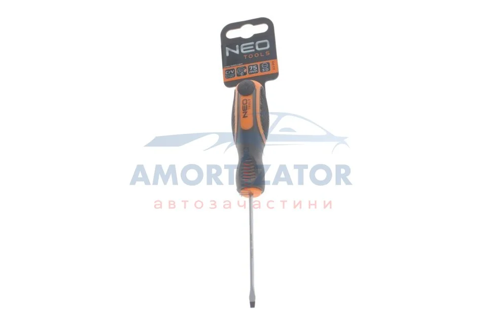 Викрутка шліцева 3.2 x 75 мм NEO TOOLS 04171 (фото 1)