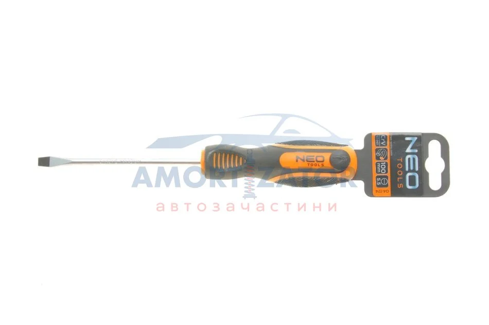 Викрутка шліцева 5.5 x 100 мм NEO TOOLS 04174 (фото 1)