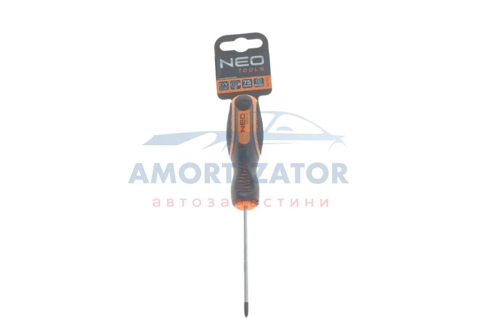 Викрутка хрестова PH0 x 75 мм NEO TOOLS 04177 (фото 1)
