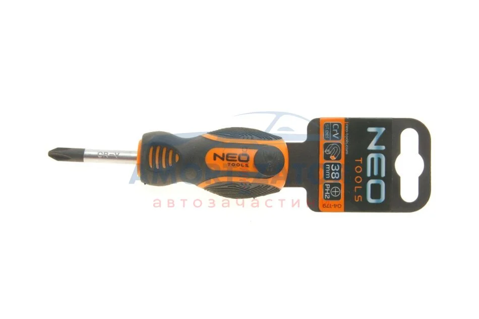 Викрутка хрестова PH2 x 38 мм NEO TOOLS 04179 (фото 1)