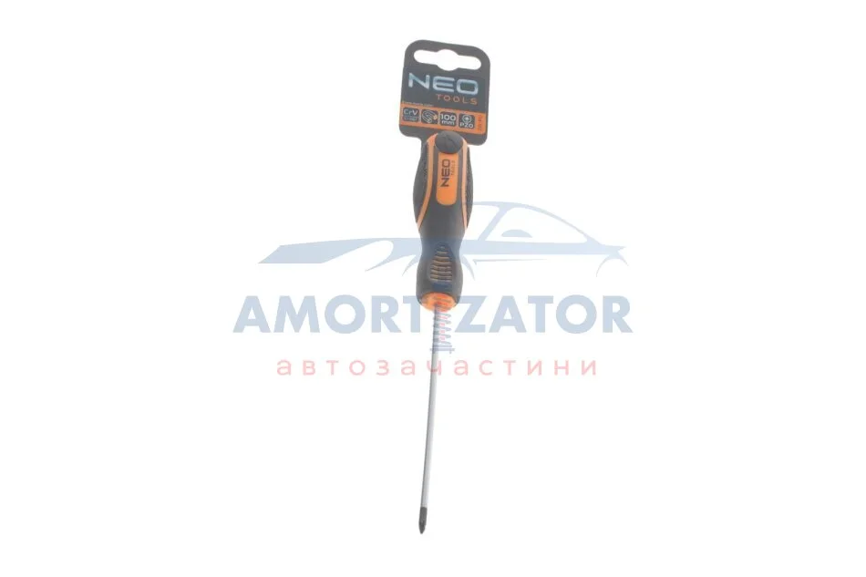 Викрутка хрестова, PZ0 x 100 мм NEO TOOLS 04182 (фото 1)