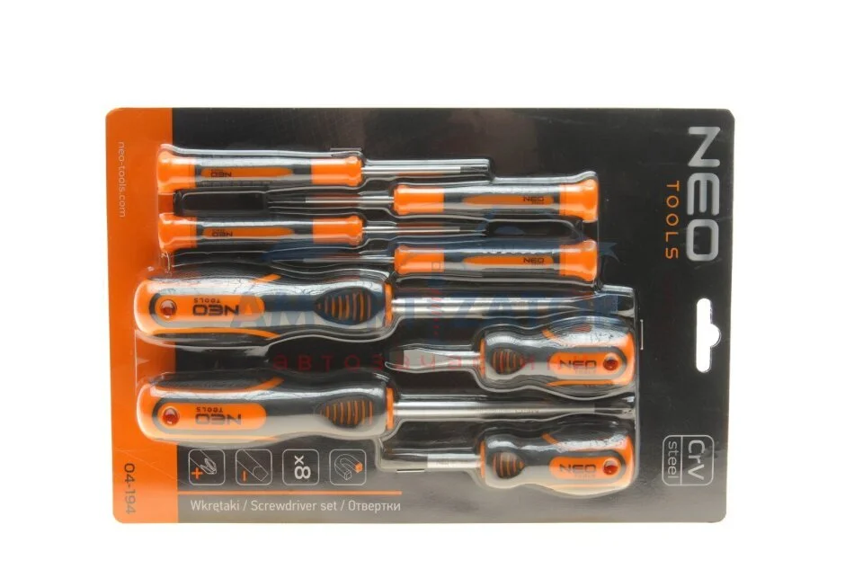 Набір викруток 8 шт. NEO TOOLS 04194 (фото 1)