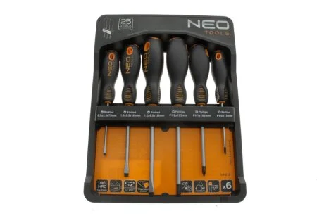 Набір викруток Neo Tools, 6 шт NEO TOOLS 04213
