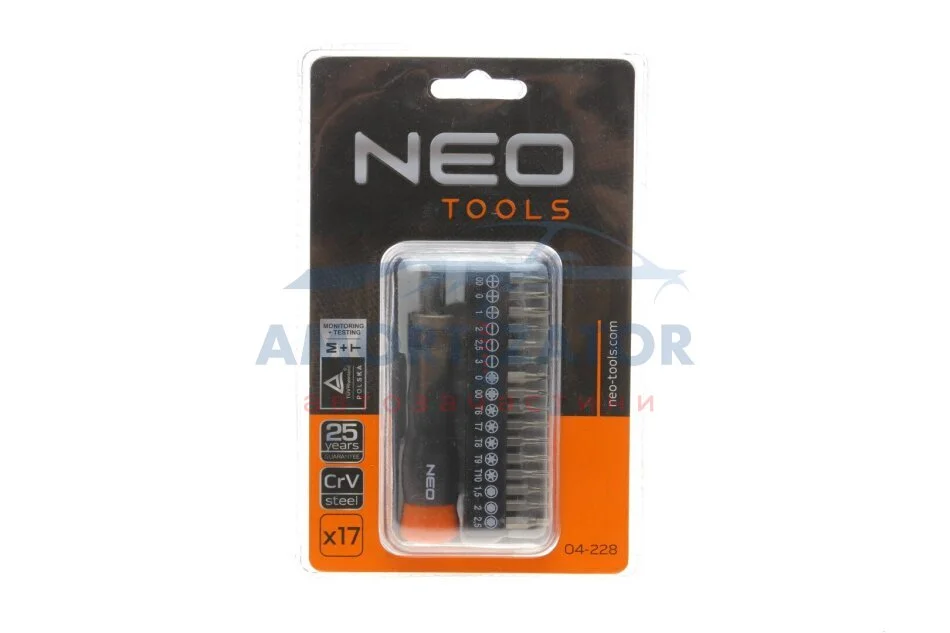 Викрутка зі змінними насадками NEO TOOLS 04228 (фото 1)