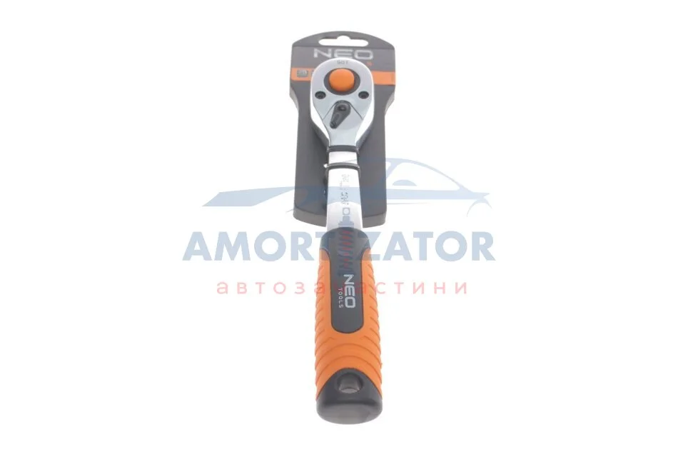 Ключ тріскоточний 1/2", 90 зубів NEO TOOLS 08536 (фото 1)