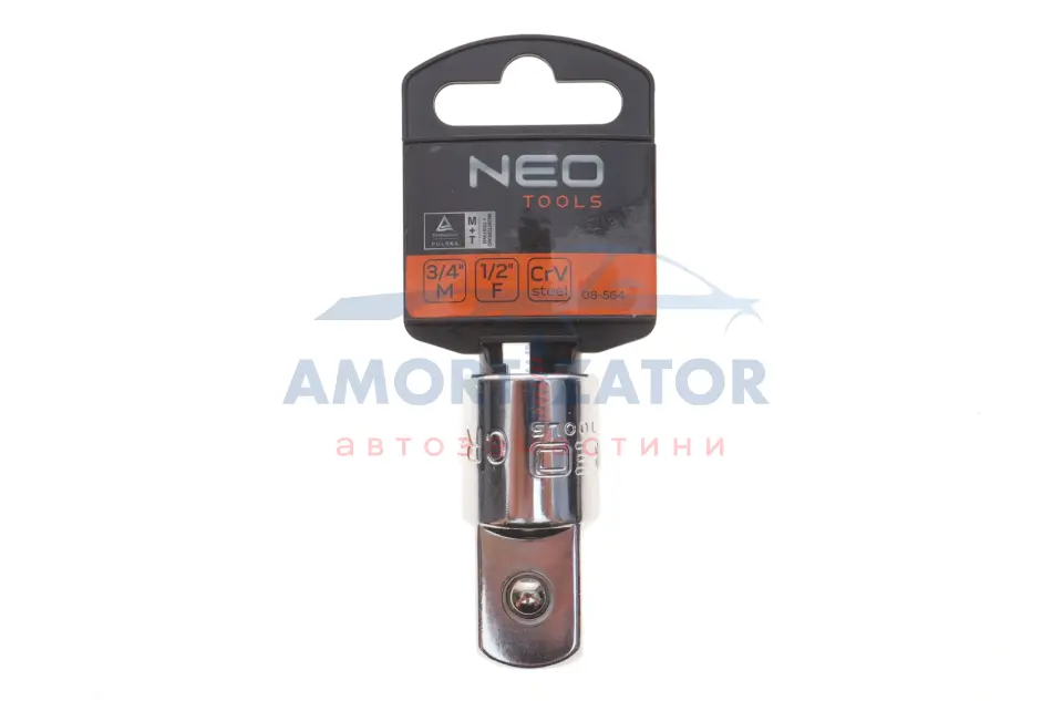 Перехідник 3/4"M X 1/2"F NEO TOOLS 08564 (фото 1)