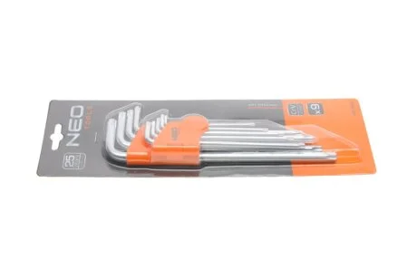 Ключі Torx набір 9 шт., з магнітом NEO TOOLS 09526