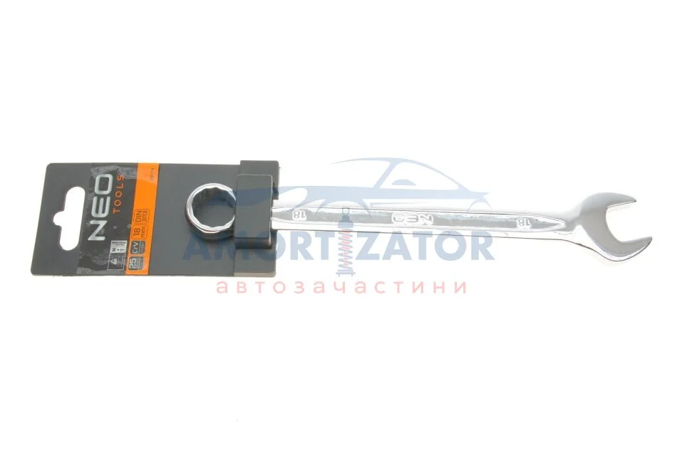 Ключ комбінований, 18 x 220 мм NEO TOOLS 09718 (фото 1)