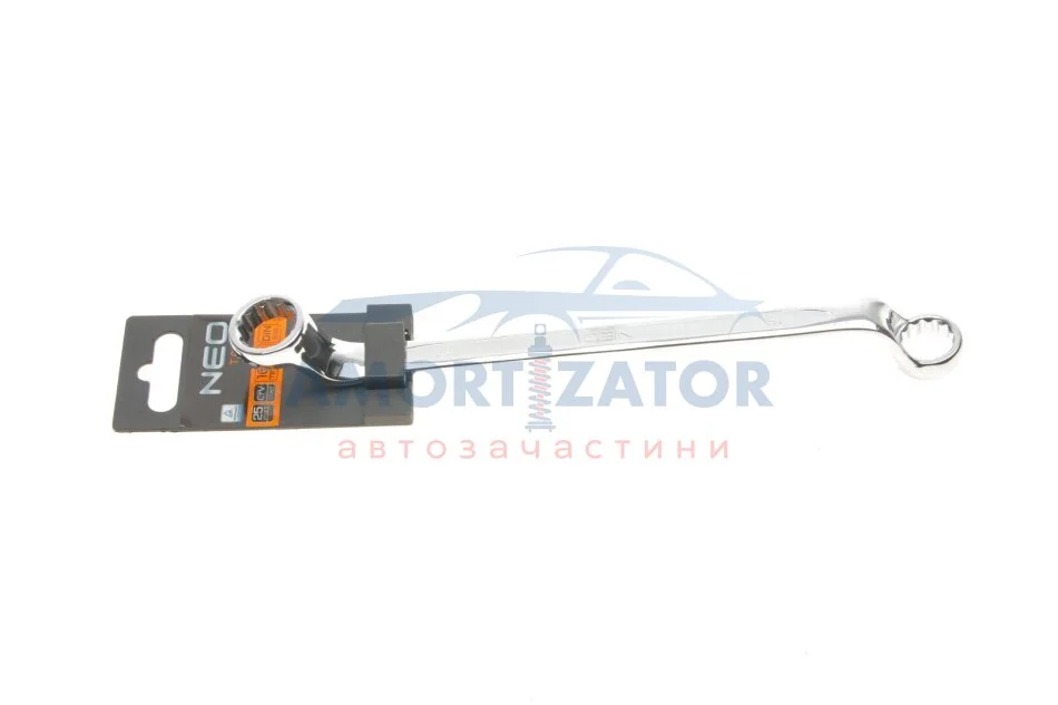 Ключ накидний вигнутий, 16 x 17 мм NEO TOOLS 09916 (фото 1)