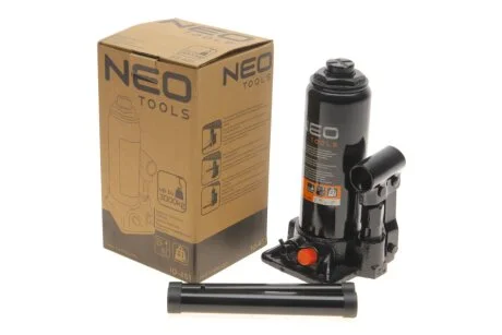 Домкрат гідравлічний пляшковий, 3 т, 195-370 мм NEO TOOLS 10451