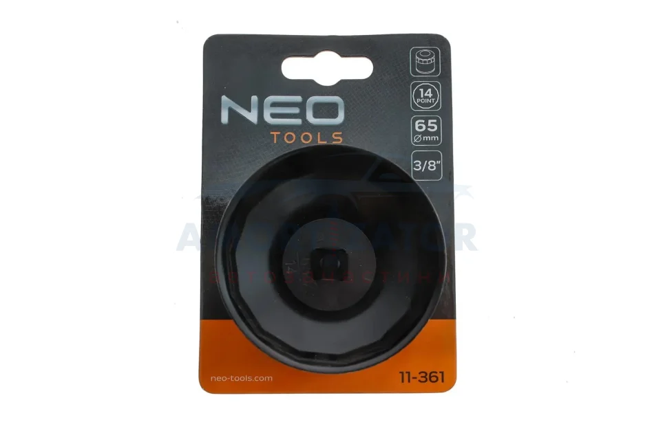 Головка змінна масляного фільтра 65 мм, 14 кут NEO TOOLS 11361 (фото 1)