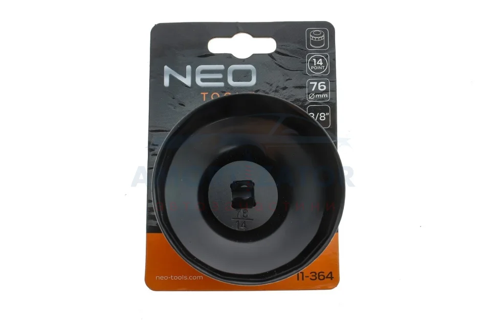 Головка змінна масляного фільтра 76 мм, 14 кут NEO TOOLS 11364 (фото 1)