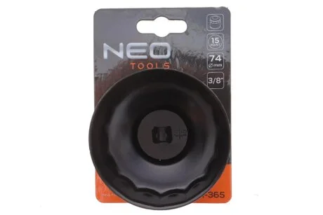 Головка змінна масляного фільтра 74 мм, 15 кут NEO TOOLS 11365