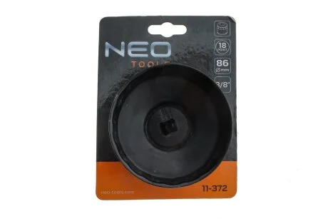 Головка змінна масляного фільтра 86 мм, 18 кут NEO TOOLS 11372