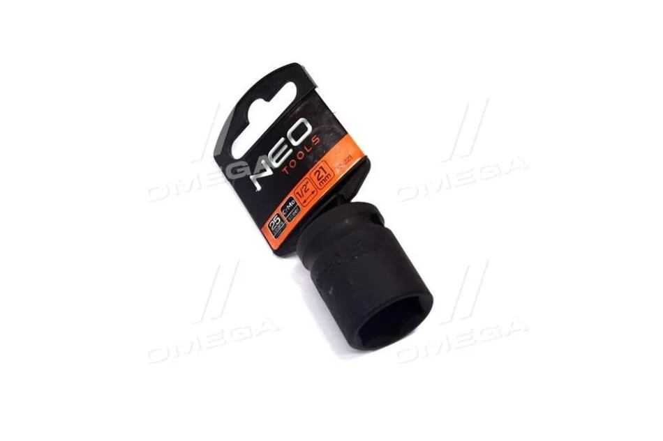 Ударна головка 1/2", 21 х 38 мм, Cr-Mo(NEO) NEO TOOLS 12221 (фото 1)