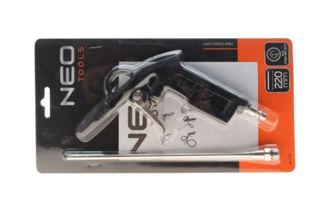 Пістолет продувний, подовжене сопло 300 мм NEO TOOLS 14712