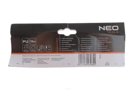 Шланг напірний спіральний 12,0 х 17 мм, 15 м, ПУ NEO TOOLS 148021