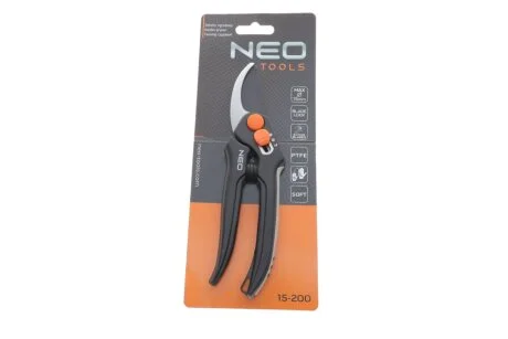 Секатори обхідні 185 мм, діапазон до 15 мм, регульований крок NEO TOOLS 15200