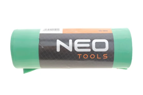 Мішки для сміття 120 л, зелені зі стрічкою, 40 мкм, 10 шт. NEO TOOLS 15991