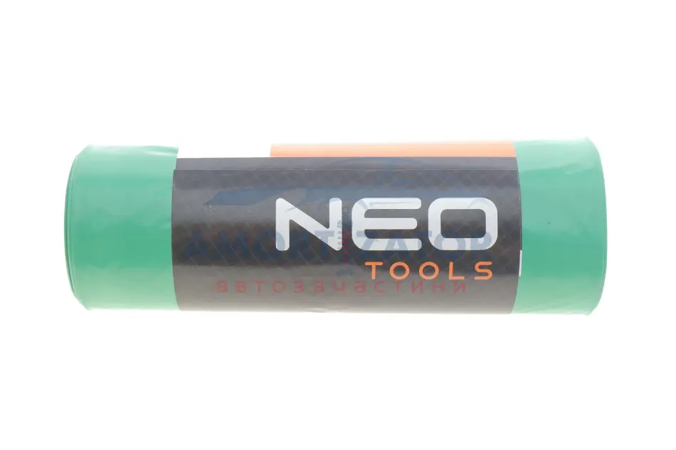 Мішки для сміття 200 л, зелені зі стрічкою, 40 мкм, 10 шт. NEO TOOLS 15992 (фото 1)