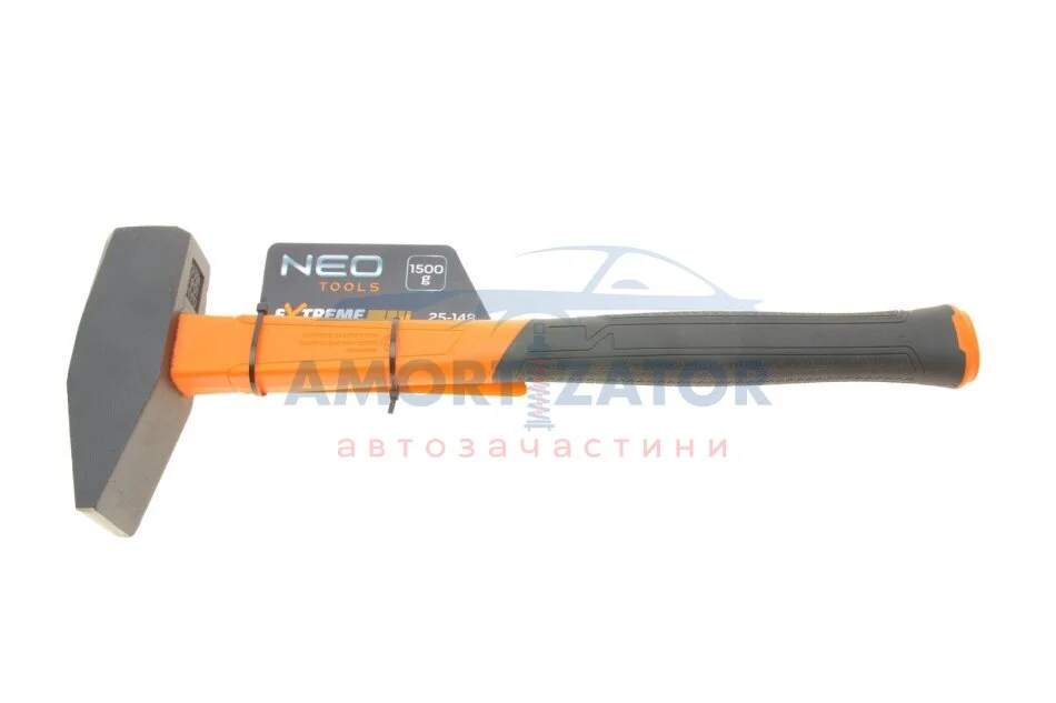 Молоток слюсарний 1500 г, рукоятка зі скловолокна NEO TOOLS 25148 (фото 1)