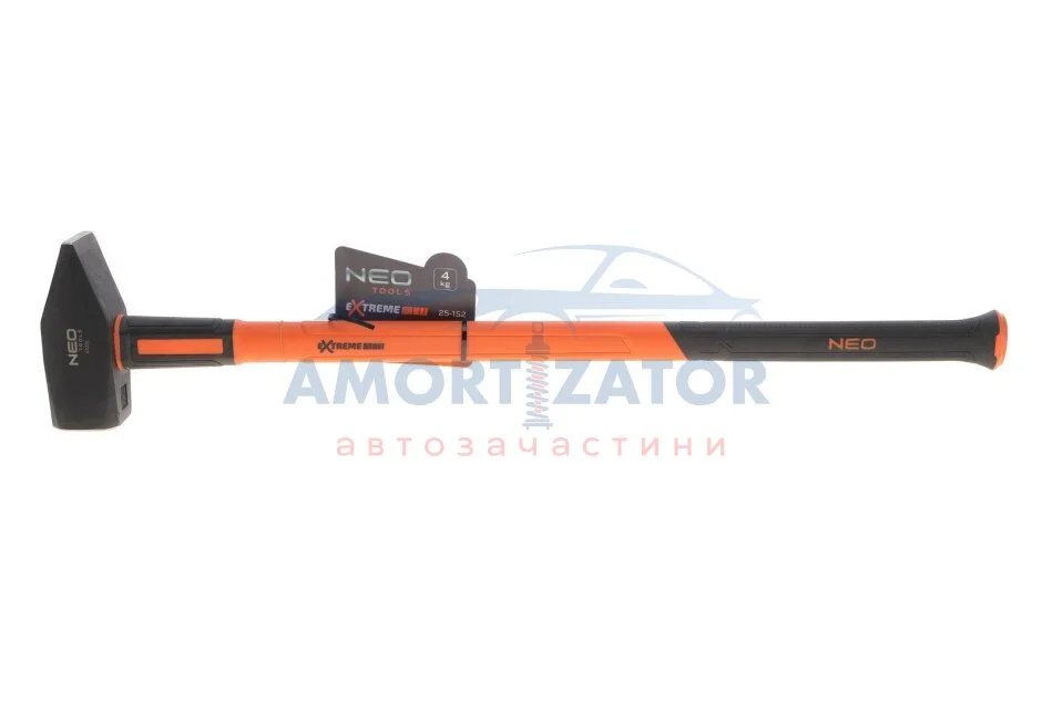 Молоток столярний 4 кг, рукоятка зі скловолокна NEO TOOLS 25152 (фото 1)