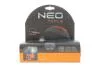 Шапка з ліхтариком, чорно-сіро-жовтогаряча WARM NEO TOOLS 81631 (фото 4)