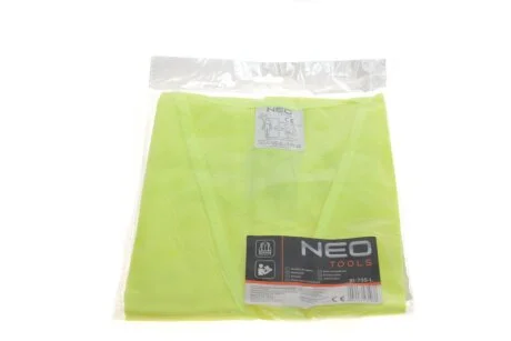 Жилет захисний, жовтий, розмір L NEO TOOLS 81735L