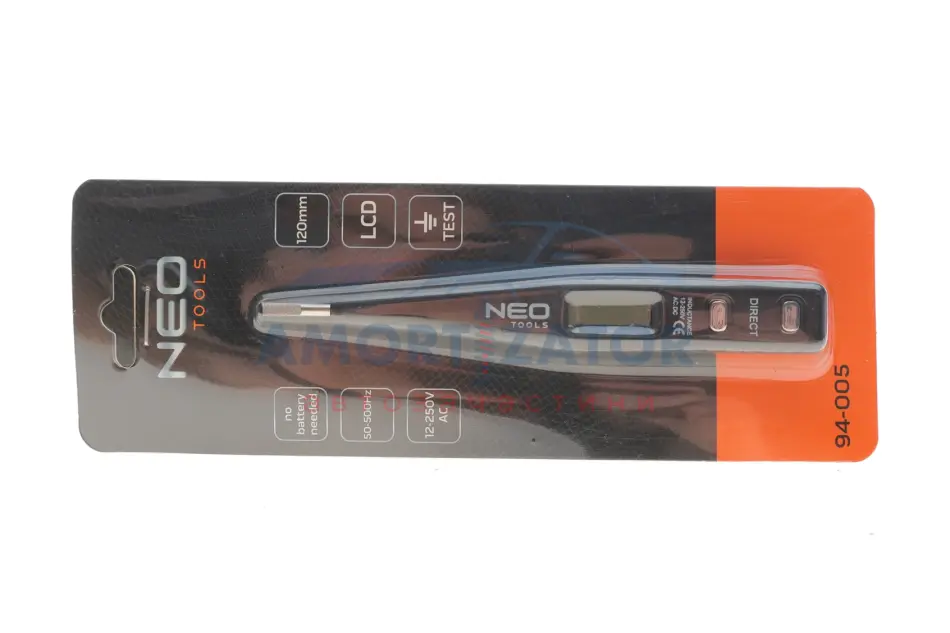 Тестер напруги цифровий 12-250 В NEO TOOLS 94005 (фото 1)