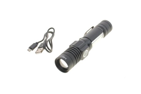 Ліхтар акумуляторний, алюмінієвий корпус 800lm 2в1 CREE T6 LED NEO TOOLS 99-033
