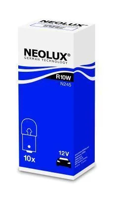 Лампа допоміжн. освітлення R10W 12V 10W ВА15s (вир-во Neolux) NEOLUX® N245 (фото 1)