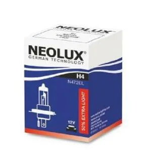 Лампа фарна H4 12V 60/55W P43t (2шт)(вир-во Neolux) NEOLUX® N472EL