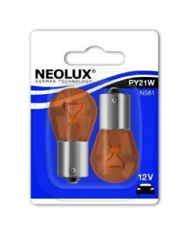 Лампа допоміжн. освітлення РY21W 12V 21W ВАU15s (blister 2шт) (вир-во Neolux) NEOLUX® N58102B