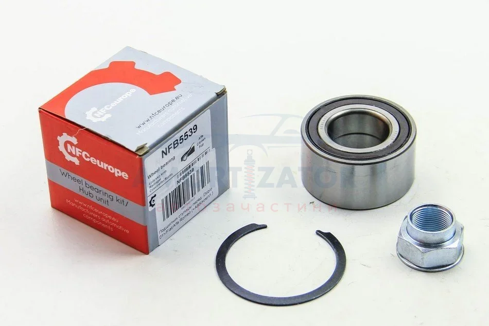 Підшипник маточини перед. Fiat Doblo 01- (+ABS) NFC EUROPE NFB5539 (фото 1)