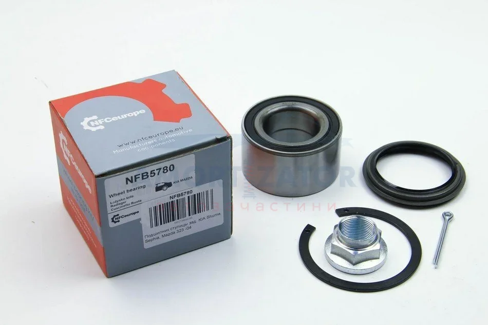 Підшипник маточини задн. Mazda 323/MX-3/MX-5/Premacy 89-04 (d-40mm) NFC EUROPE NFB5780 (фото 1)
