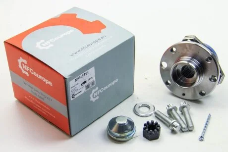 Підшипник з ступицею перед (L/R) Opel Astra G/Zafira A 98-09 (4 болта/+ABS)(-x60/85/119x40) NFC EUROPE NFH5511