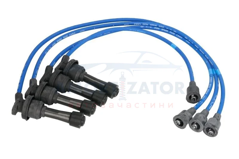 Комплект проводів запалювання MITSUBISHI COLT III, ECLIPSE I, GALANT VI, LANCER IV 1.6/1.8/2.0 11.87-11.95 NGK 8741 (фото 1)