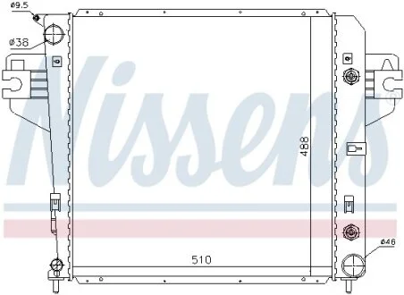 Радіатор NISSENS 61017