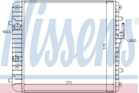 Радiатор NISSENS 630738