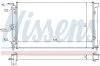 Радіатор охолодження VW PASSAT B2 (80-) 1.6-1.8 (вир-во Nissens) NISSENS 651111 (фото 1)