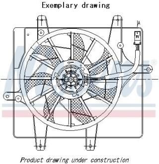 FORD Вентилятор радіатора Galaxy, Kuga I, Mondeo IV, S-Max 1.6/2.0TDCi 06- NISSENS 85915
