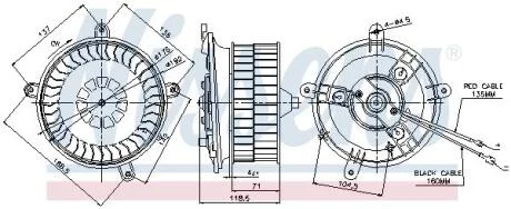 Компресор салону NISSENS 87041
