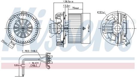 Компресор салону NISSENS 87385
