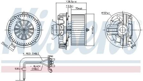 Компресор салону NISSENS 87385