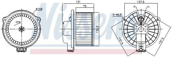 Вентилятор NISSENS 87717 (фото 1)