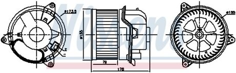 Компресор салону NISSENS 87784