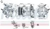 FORD Компресор кондиціонера TRANSIT V363 2.0 16- NISSENS 890796 (фото 1)