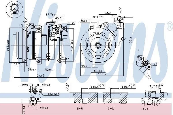 Компресор кондиціонера First Fit NISSENS 89312 (фото 1)